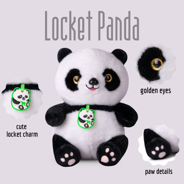 Mellow Hug Locket Panda
