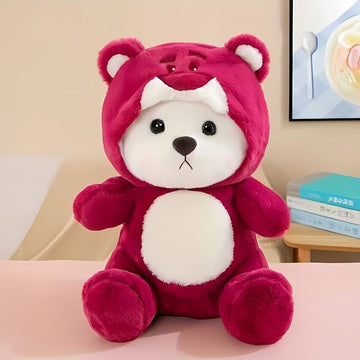 Mellow Hug Cute Red Bear