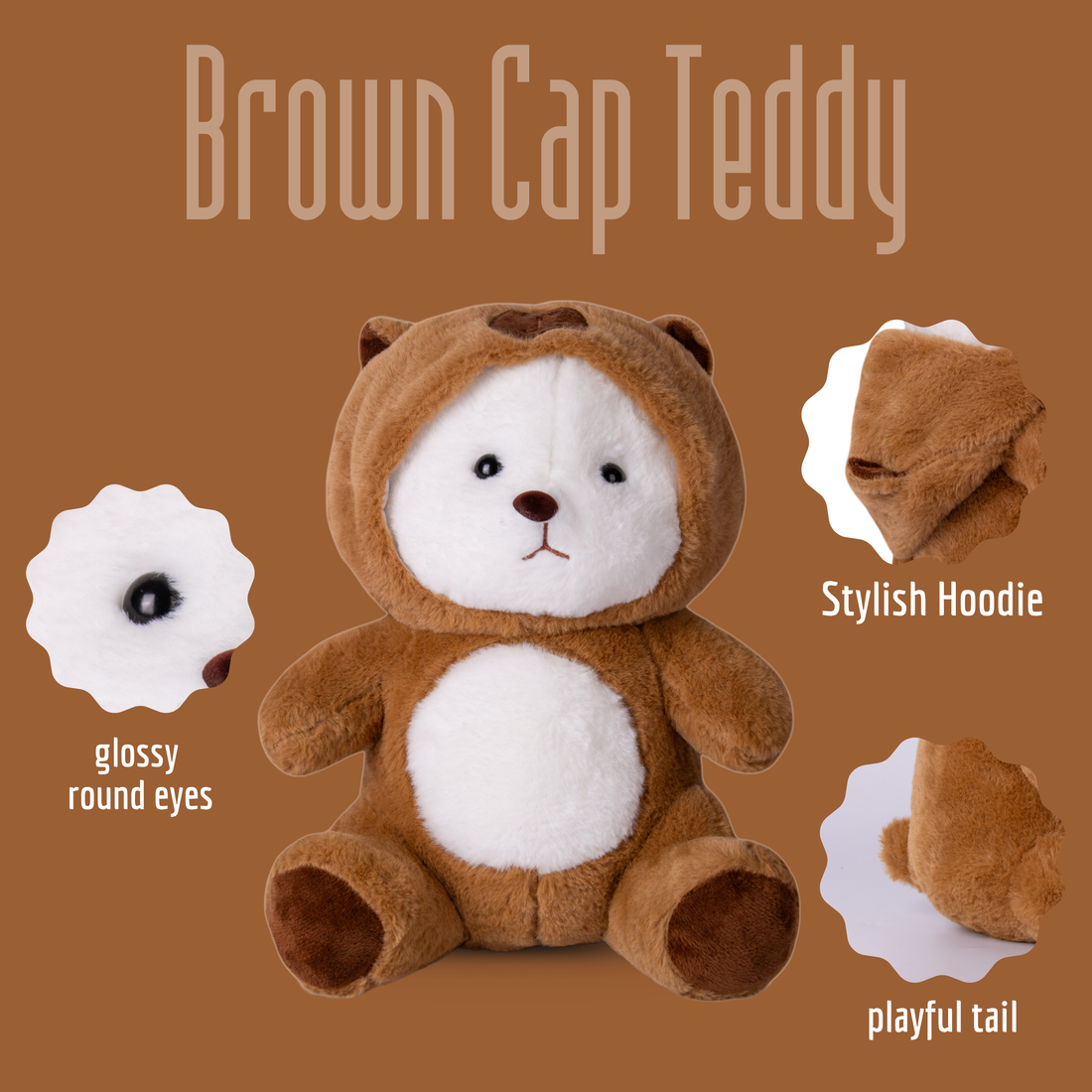 Mellow Hug Cute Brown Bear